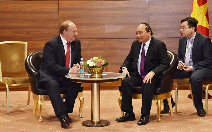 Г.А. Зюганов встретился с Премьер-министром Вьетнама Нгуен Суан Фук