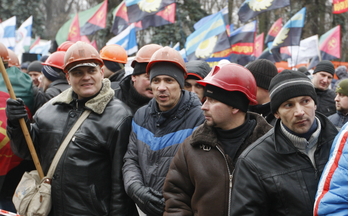 Украинские шахтеры заблокировали таможенный пункт на границе с Польшей