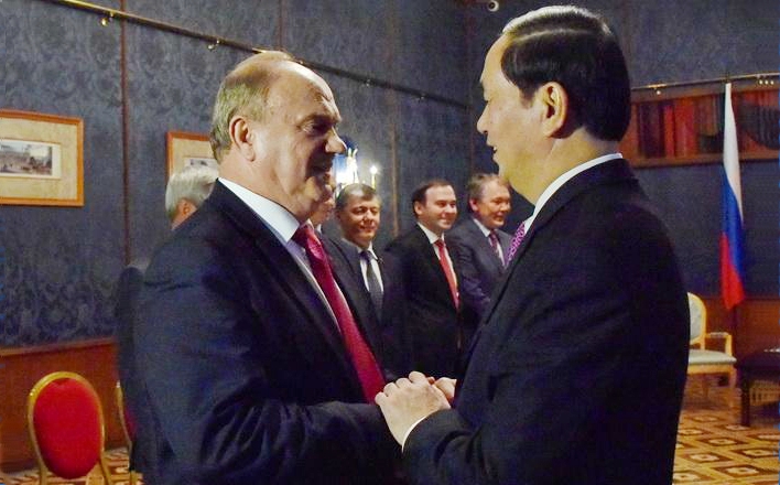 Г.А. Зюганов встретился с Президентом Социалистической Республики Вьетнам товарищем Чан Дай Куангом
