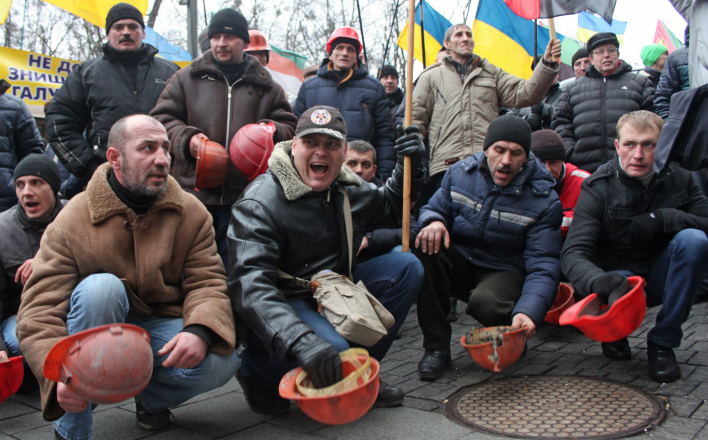 Шахтёры на Львовщине забастовали