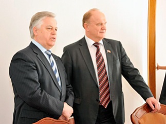 Г.А. Зюганов встретился в Москве с П.Н. Симоненко
