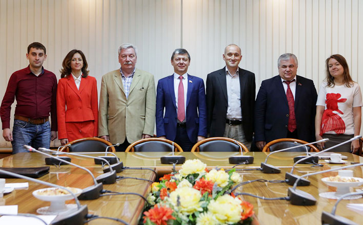 Д.Г. Новиков и К.К. Тайсаев провели встречу с лидерами Народного Движения «Социалистическая Грузия»