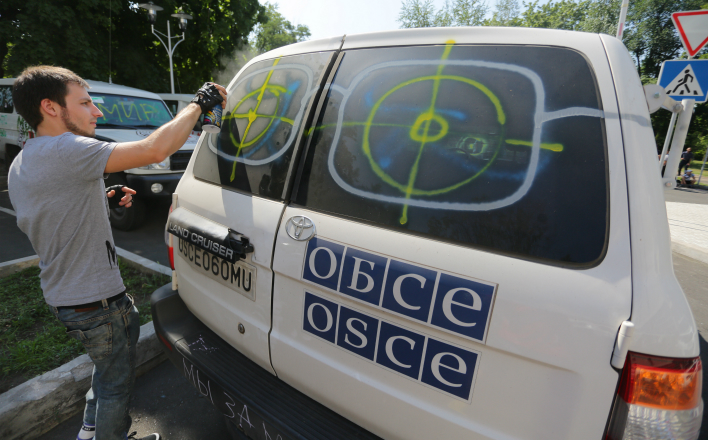 Нападения нацистов на наблюдателей ОБСЕ в Донбассе не случайны