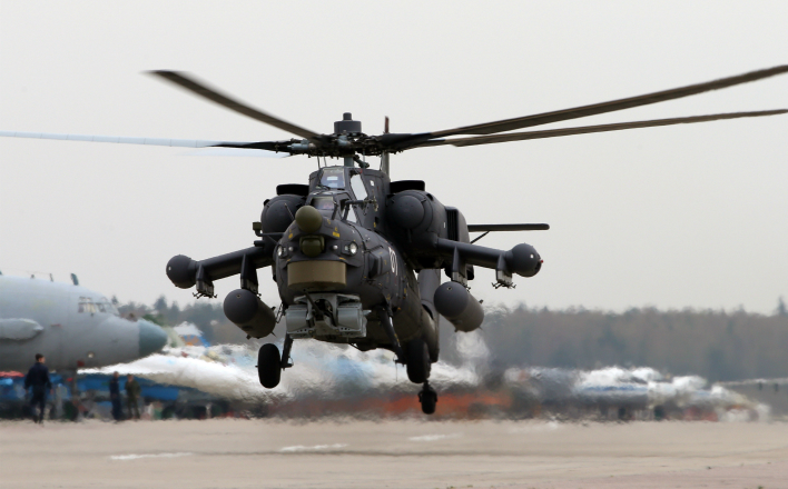 ВКС России потеряли в Сирии вертолёт Ми-28Н